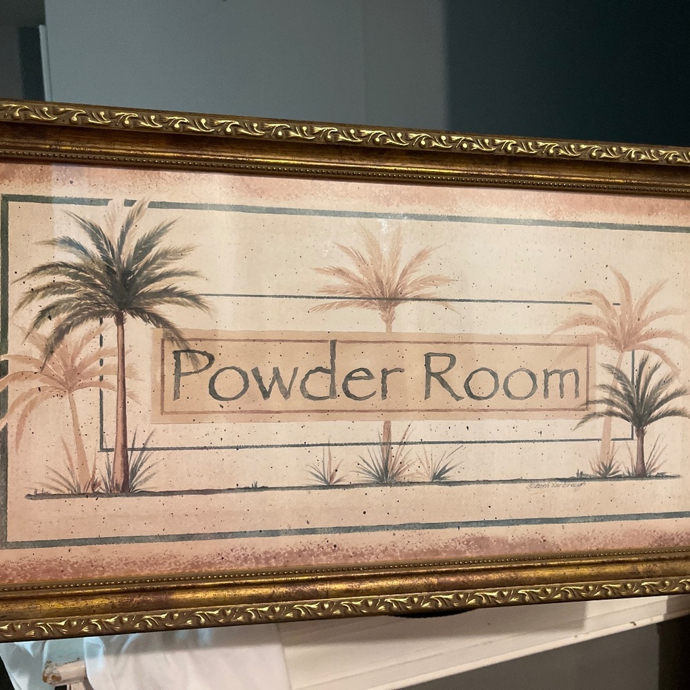 Bathroom or bedroom set of pictures all four must go. Low price